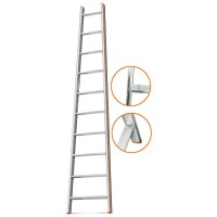 Алюминиевая приставная лестница Комфорт-Профи Эйфель Пирамида 10 ступеней