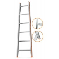 Алюминиевая приставная лестница Эйфель Комфорт-Профи Пирамида 6 ступеней