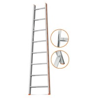 Алюминиевая приставная лестница Эйфель Комфорт-Профи Пирамида 8 ступеней