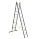 Универсальная двухсекционная алюминиевая лестница Алюмет P2 9210 2x10 ступеней