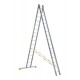 Универсальная двухсекционная алюминиевая лестница Алюмет P2 9216 2x16 ступеней